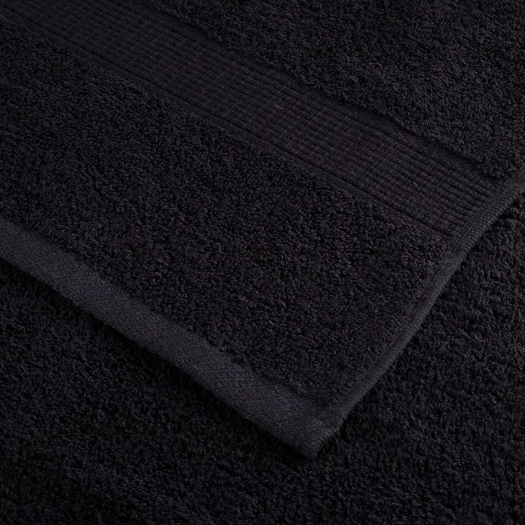 Premium Towels SOLUND 2 pcs. Black 100x200 cm 600 gsm