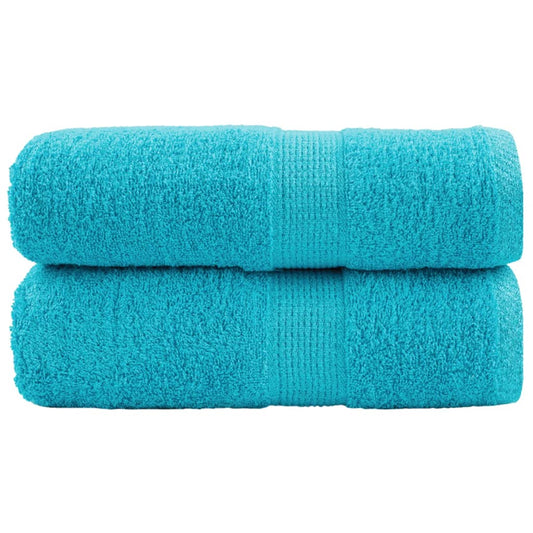 Premium Washcloths SOLUND 2 pieces Turquoise 30x30 cm 600 g/m²