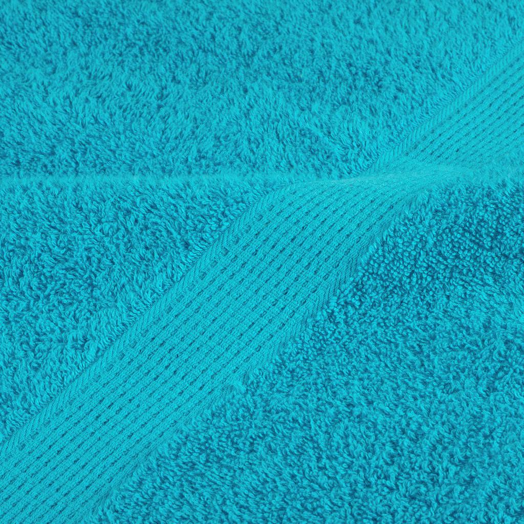 Premium Badetücher SOLUND 4 Stk. Türkis 100x150 cm 600 g/m²