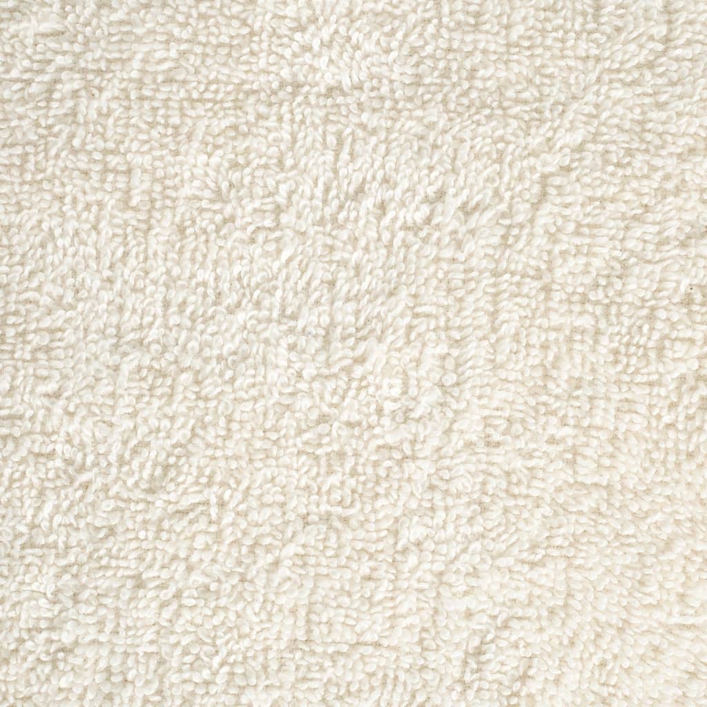 Serviettes d'invités premium SOLUND 4 pcs Blanc cassé 30x50 cm 600 g/m²