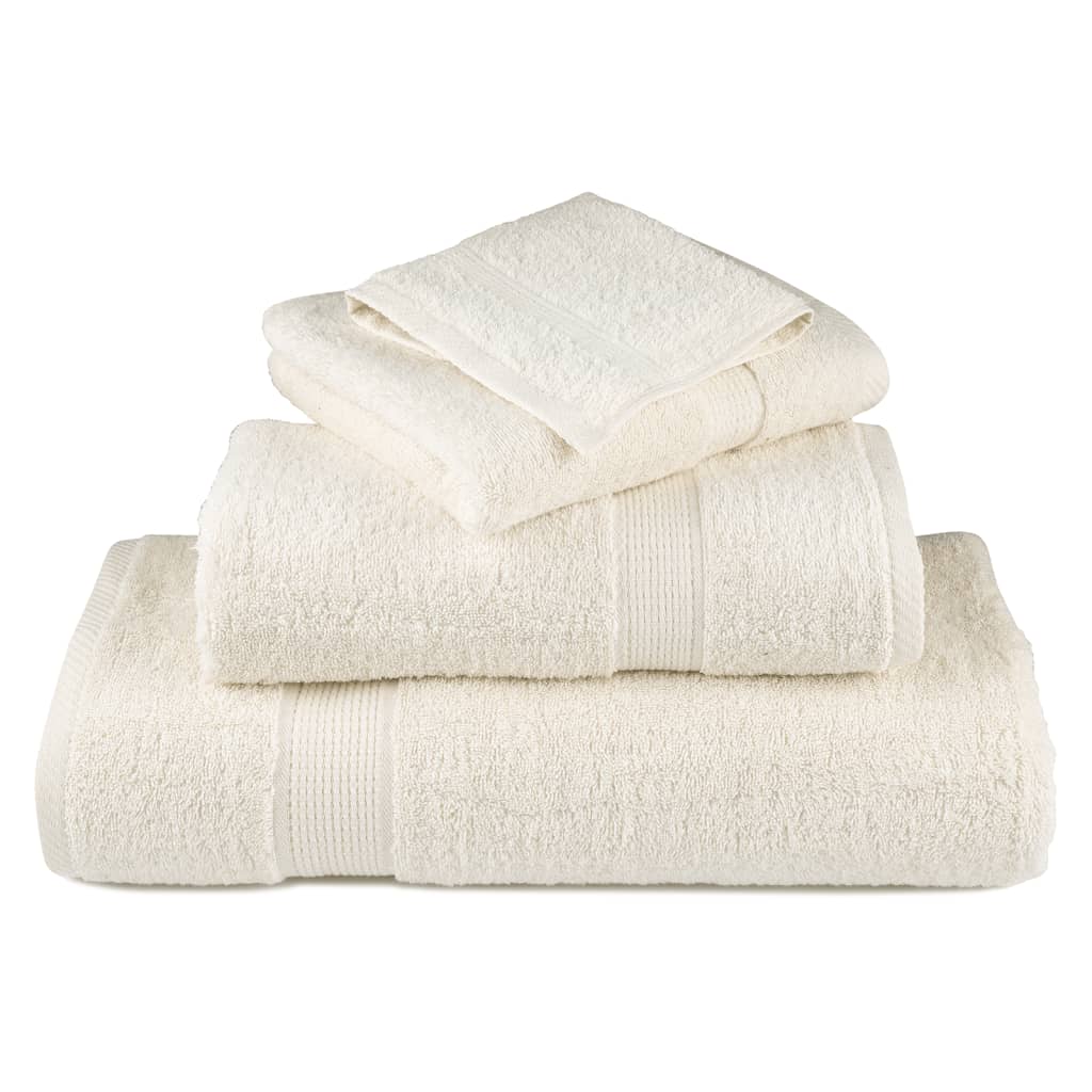 Premium Guest Towels SOLUND 10 pcs Cream White 30x50 cm 600 g/m²