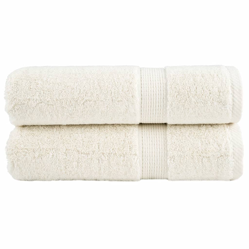 Serviettes premium SOLUND 2 p. Crème 50x100 cm 600 g/m²