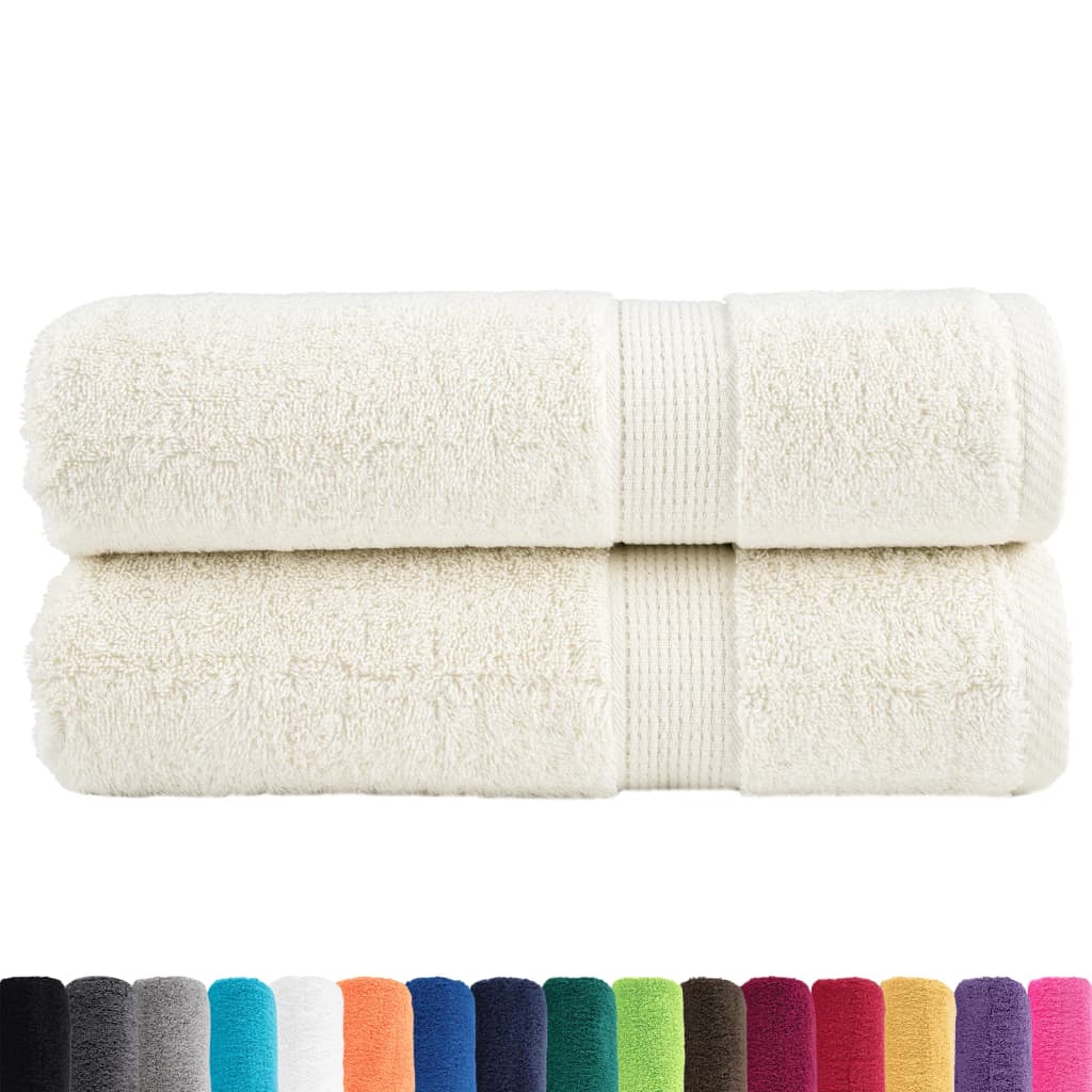 Serviettes premium SOLUND 2 p. Crème 50x100 cm 600 g/m²