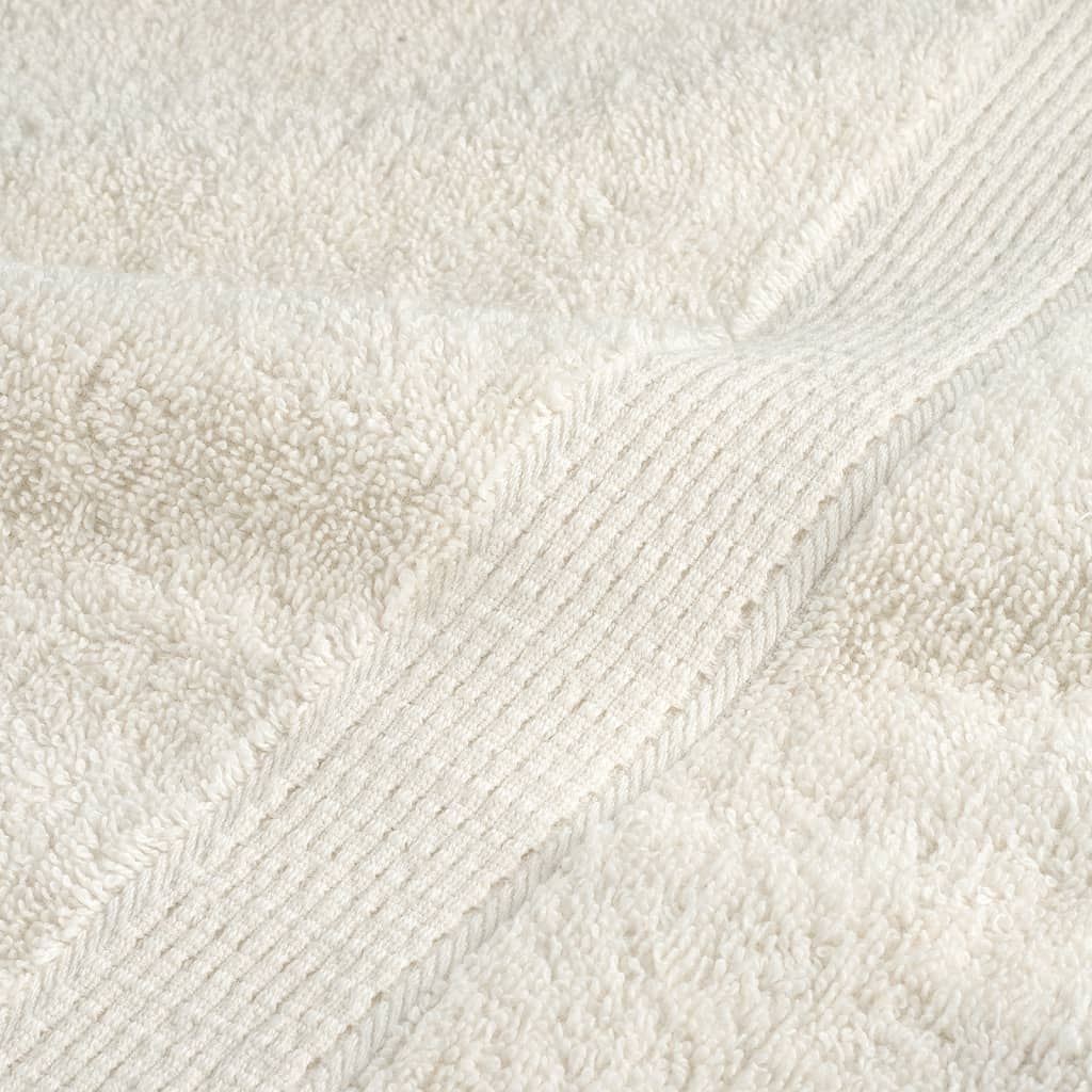 Premium Sauna Towels SOLUND 4 pcs. Cream White 80x200 cm 600 g/m²