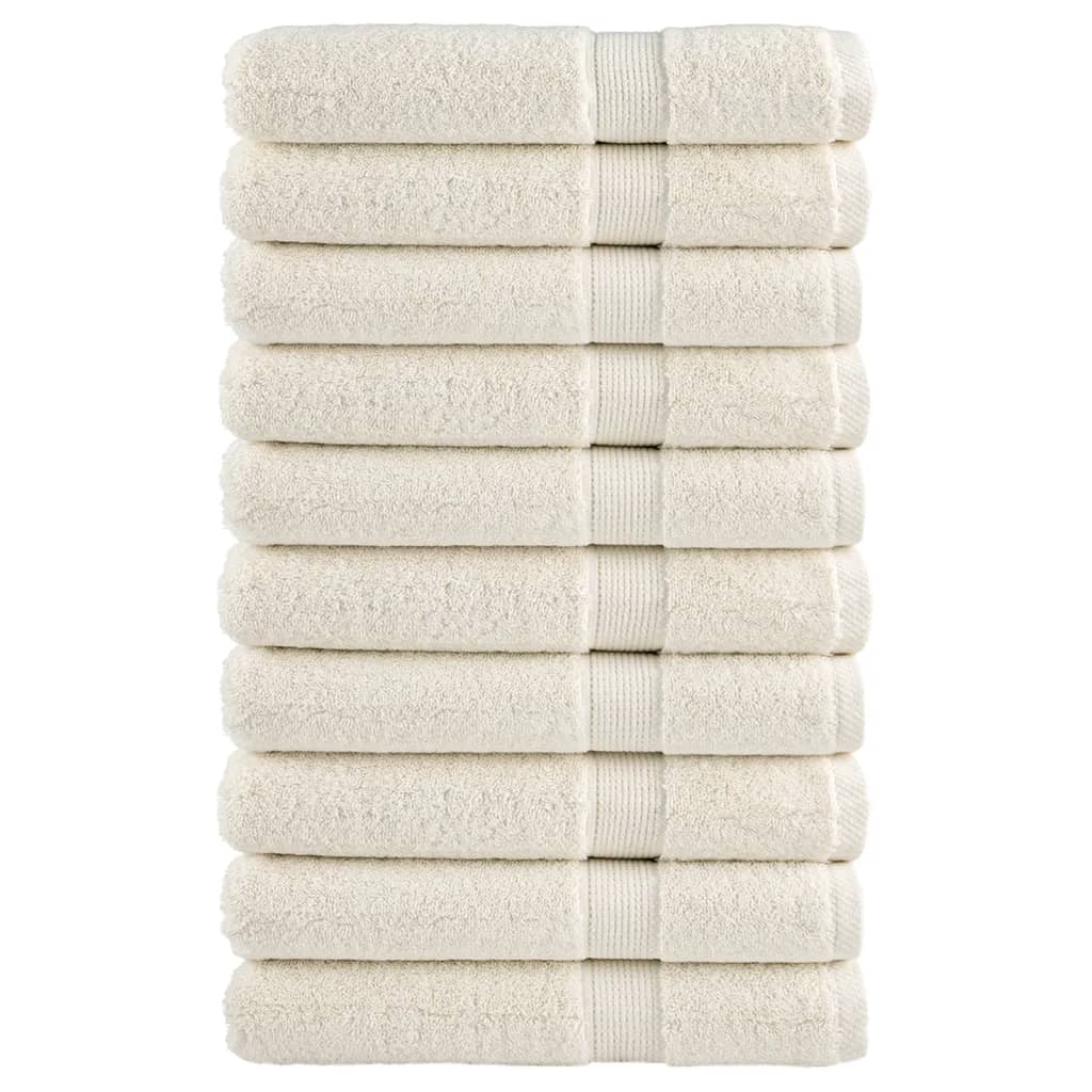 Serviettes premium SOLUND 10 pcs Crème 100x200 cm 600 g/m²