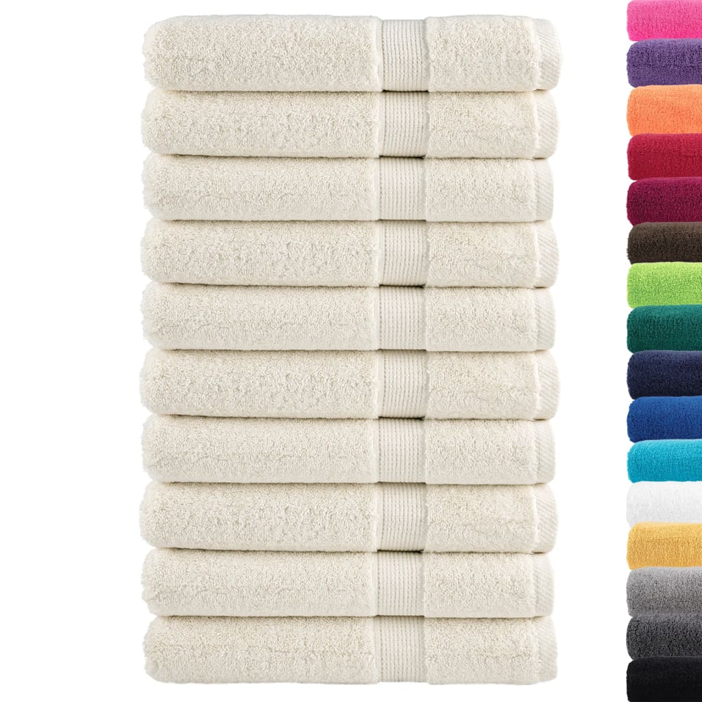 Serviettes premium SOLUND 10 pcs Crème 100x200 cm 600 g/m²