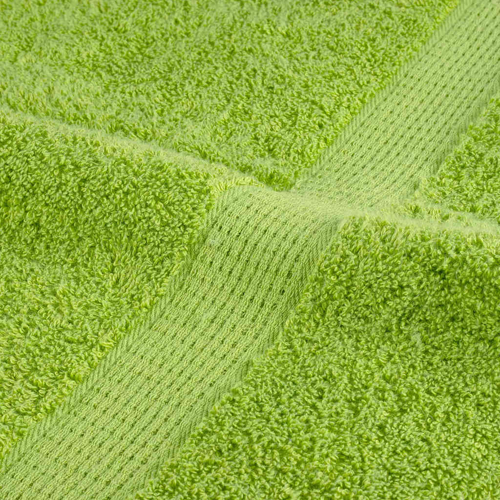 Serviettes de sauna premium SOLUND 4 p. Vert pomme 80x200 cm 600 g/m²