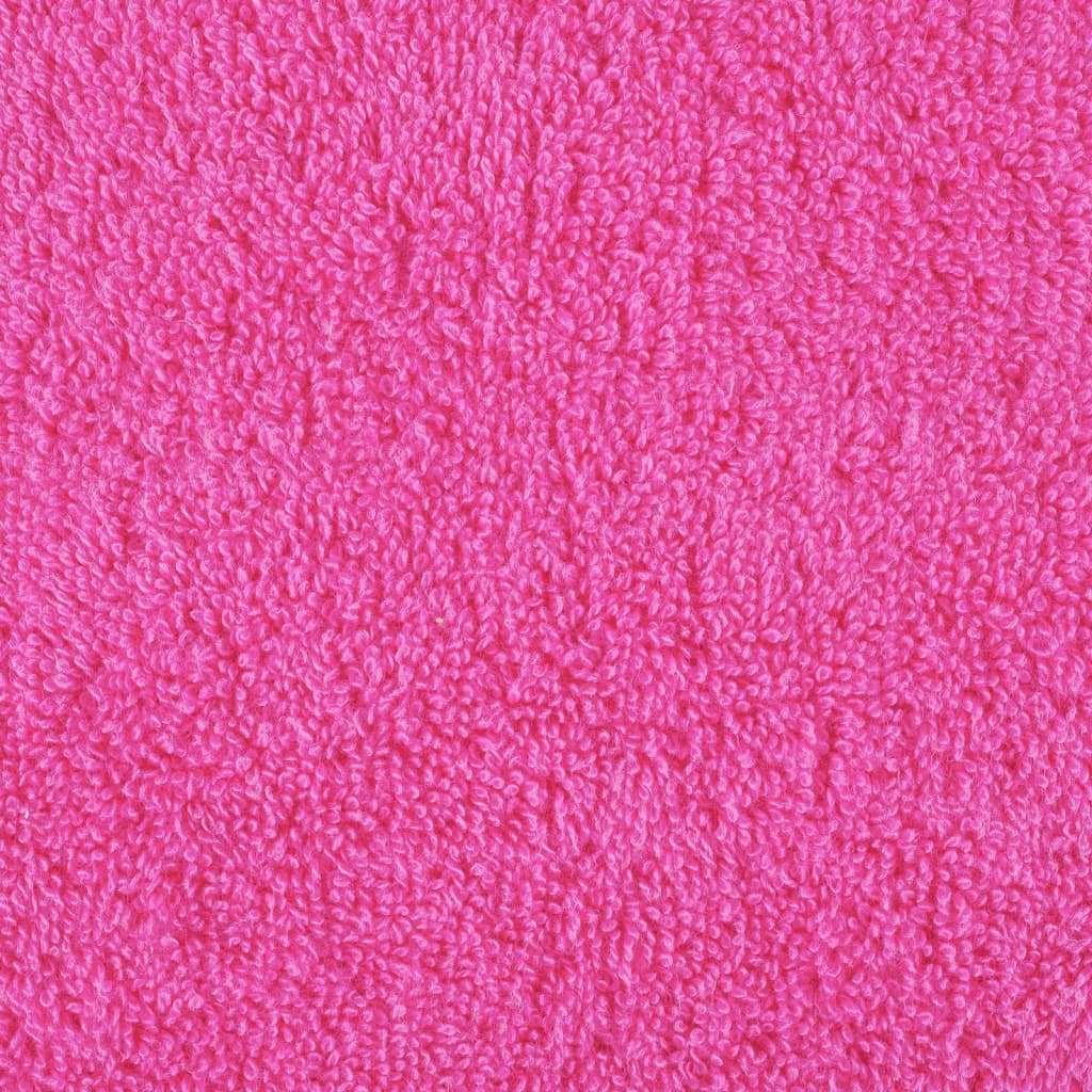 Set de 8 serviettes de toilette premium SOLUND Rose 600 g/m²