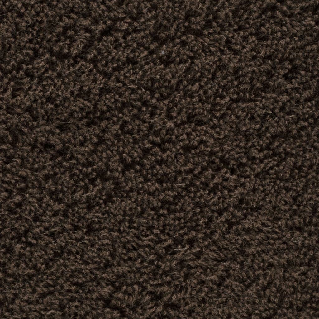 Lot de 6 serviettes premium SOLUND marron 600 g/m²
