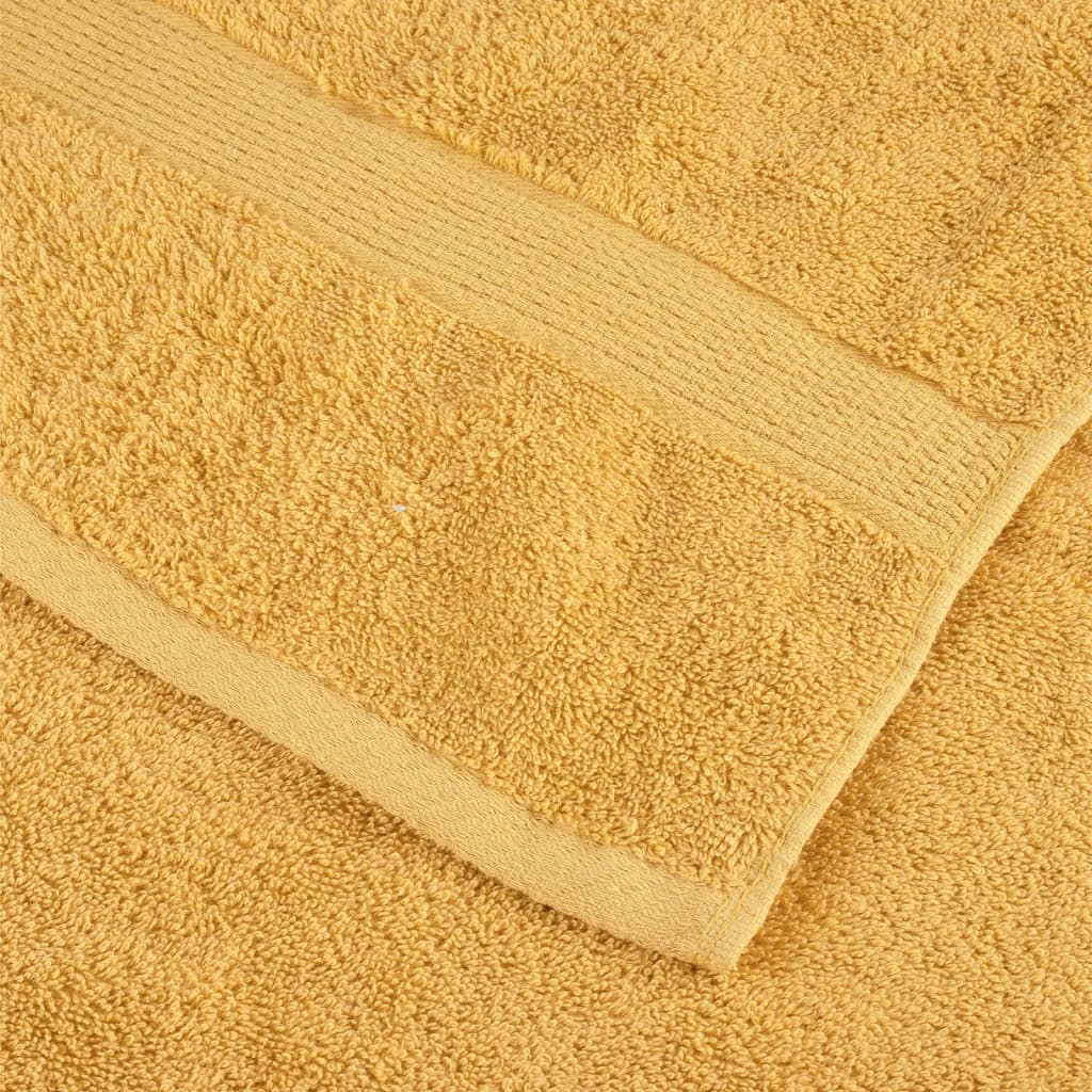 Set de 6 serviettes premium SOLUND Golden 600 g/m²