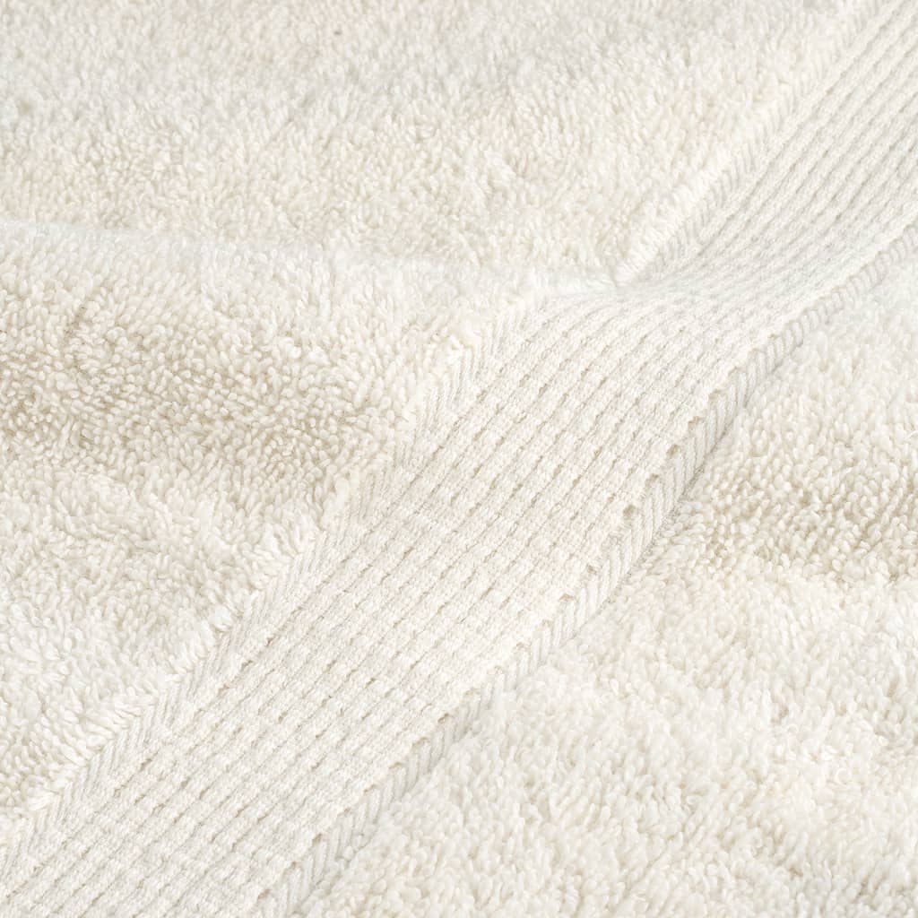 12-piece Premium Towel Set SOLUND Cream 600 gsm