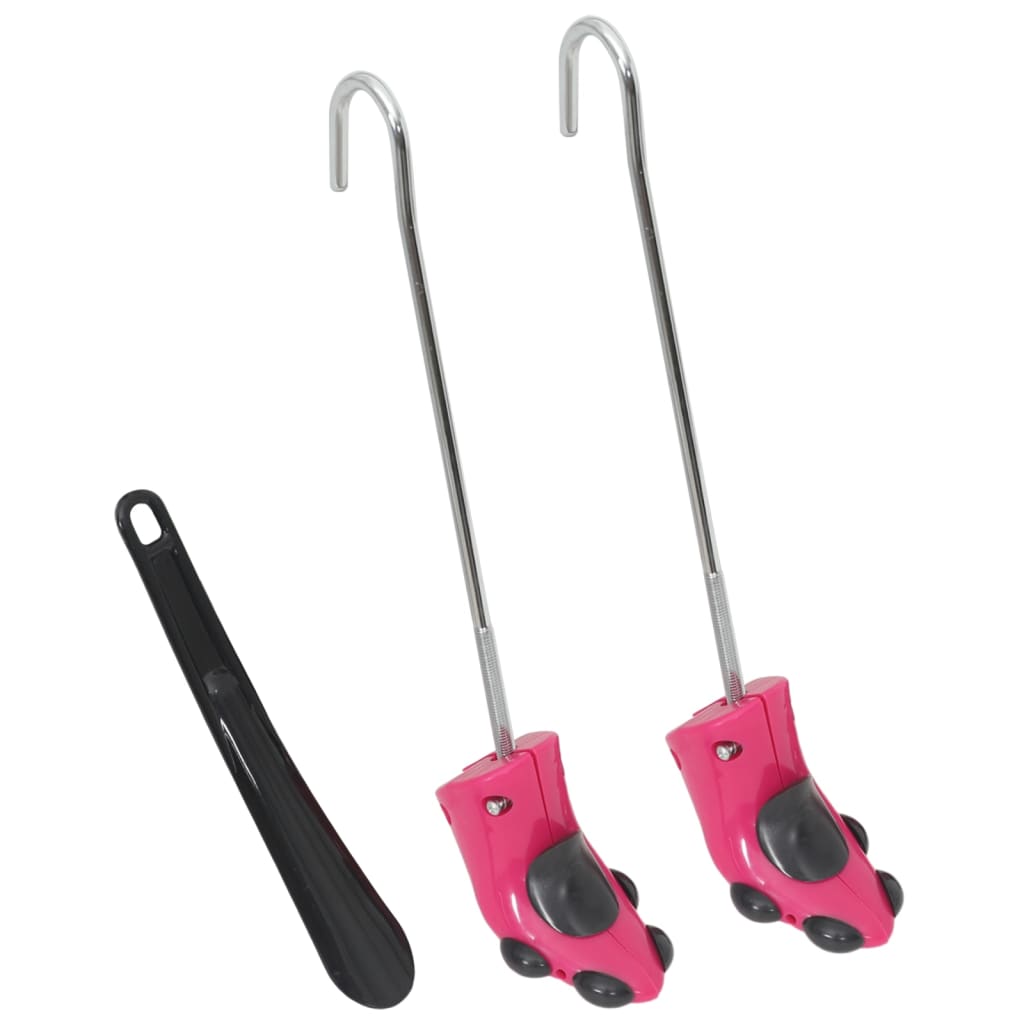 Boot Shapers with Shoehorn Pink EU 34-40 Plastic