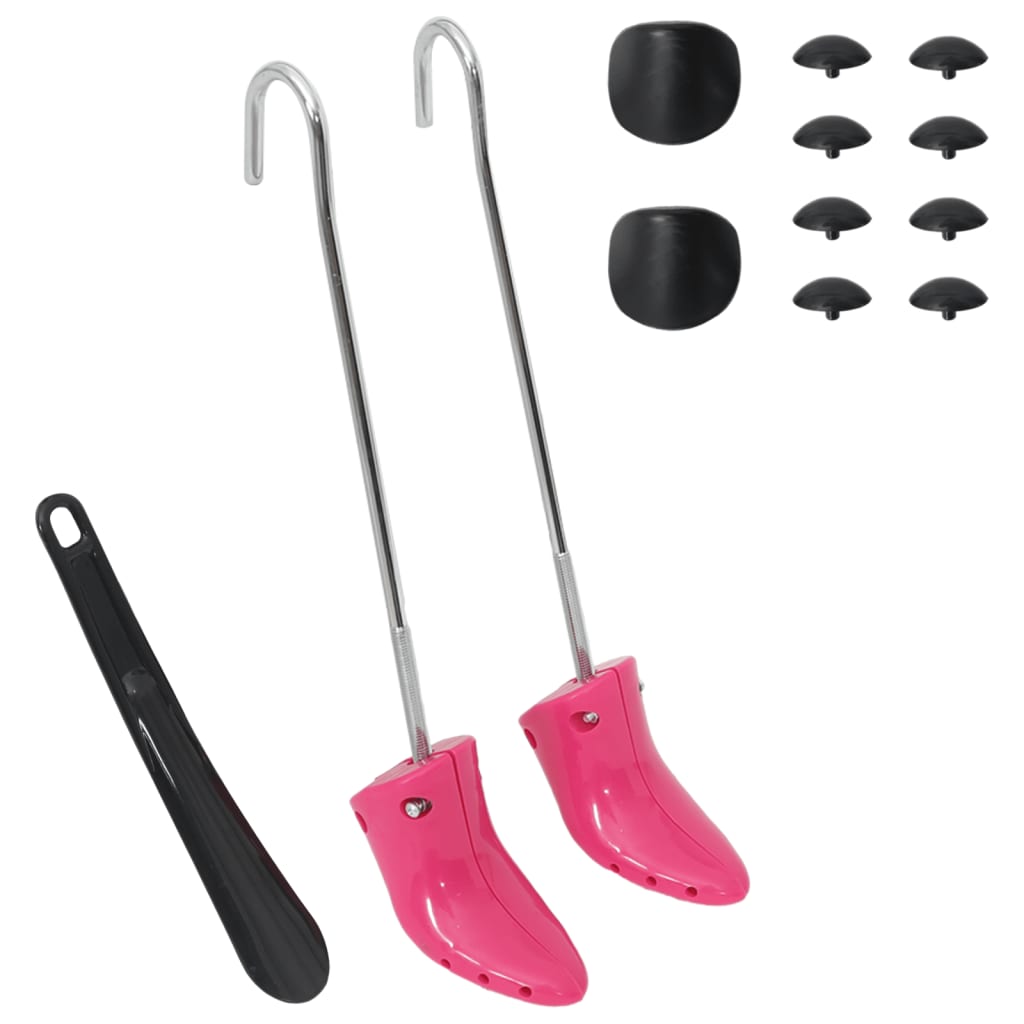 Boot Shapers with Shoehorn Pink EU 34-40 Plastic