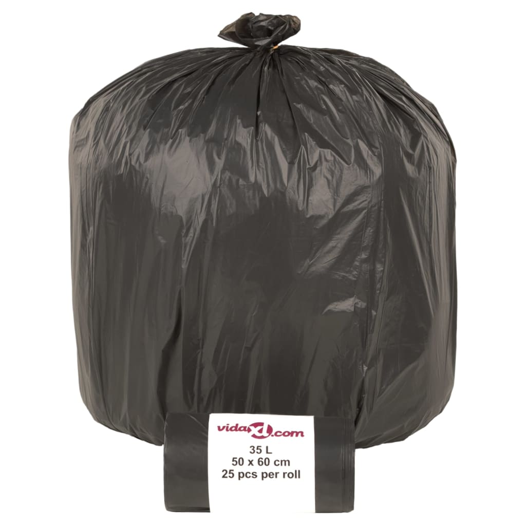 Garbage bags 250 pcs. Black 35 L