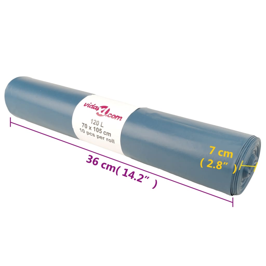 Refuse Sacks 100 pcs. Blue 120 L