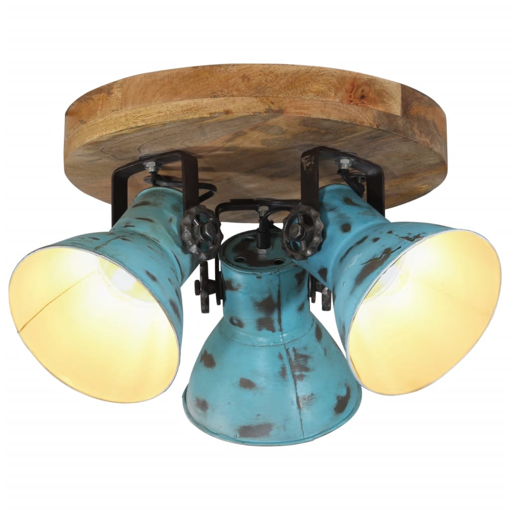 Ceiling light 25 W blue 35x35x25 cm E27
