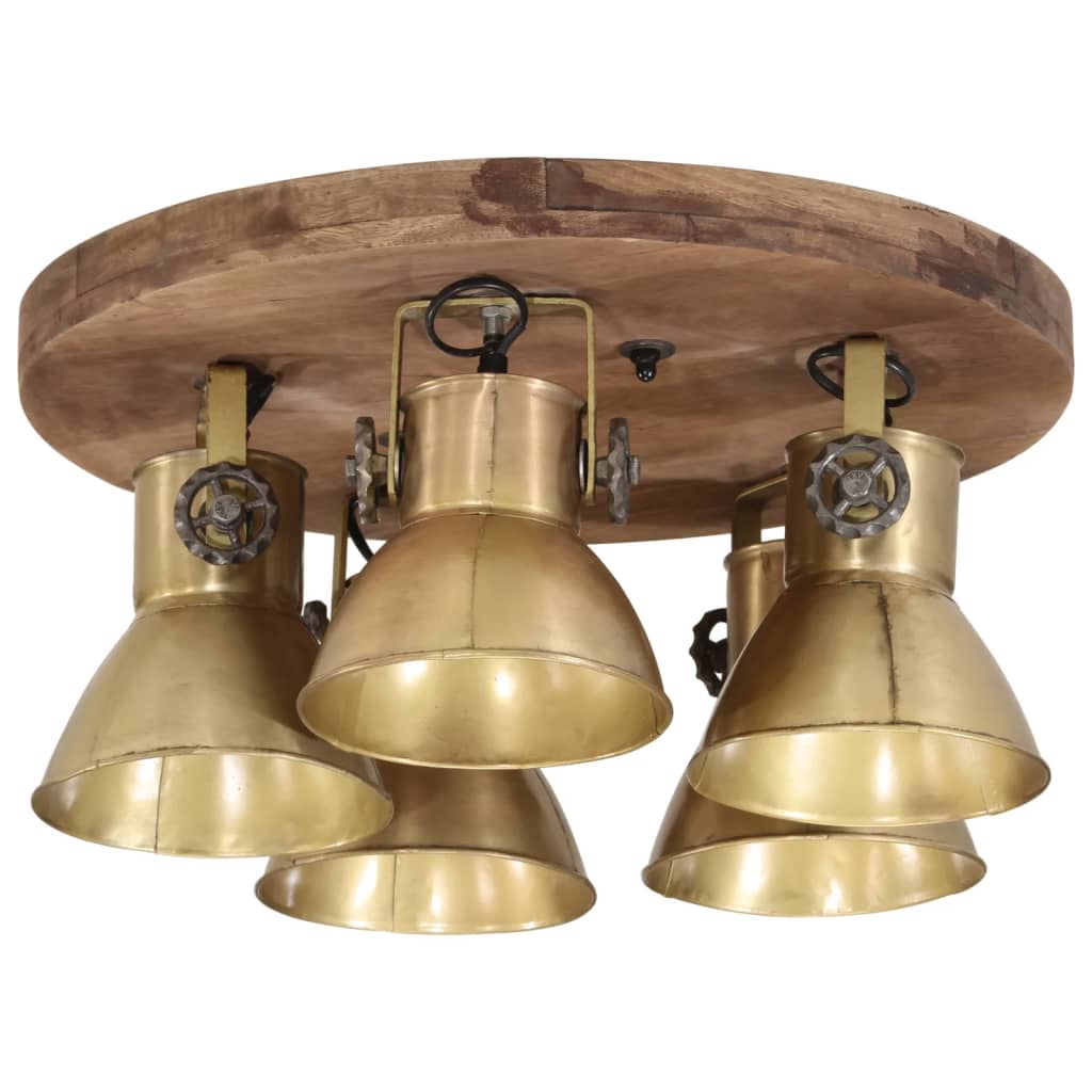 Ceiling light 25 W antique brass 50x50x25 cm E27