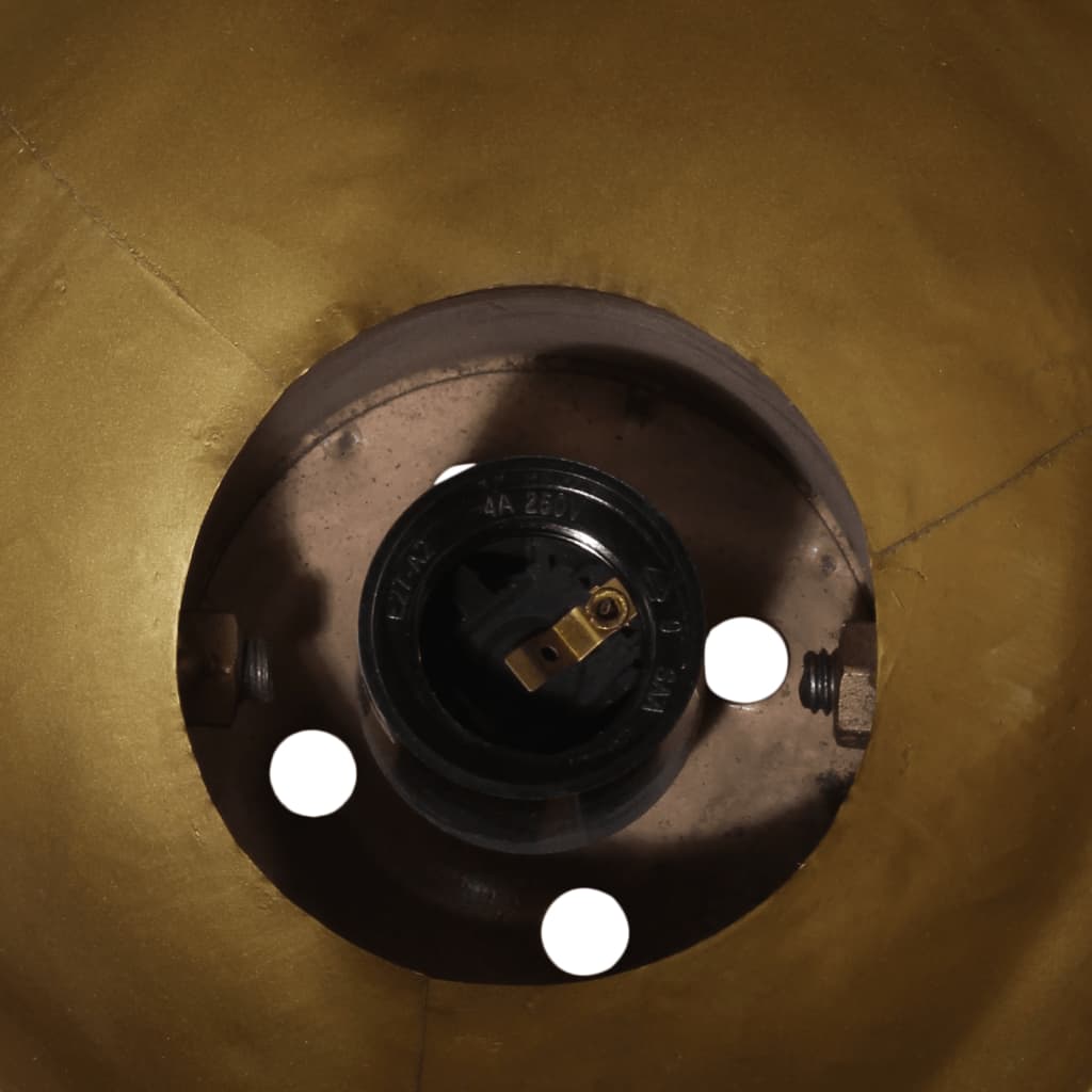 Ceiling light 25 W antique brass 50x50x25 cm E27