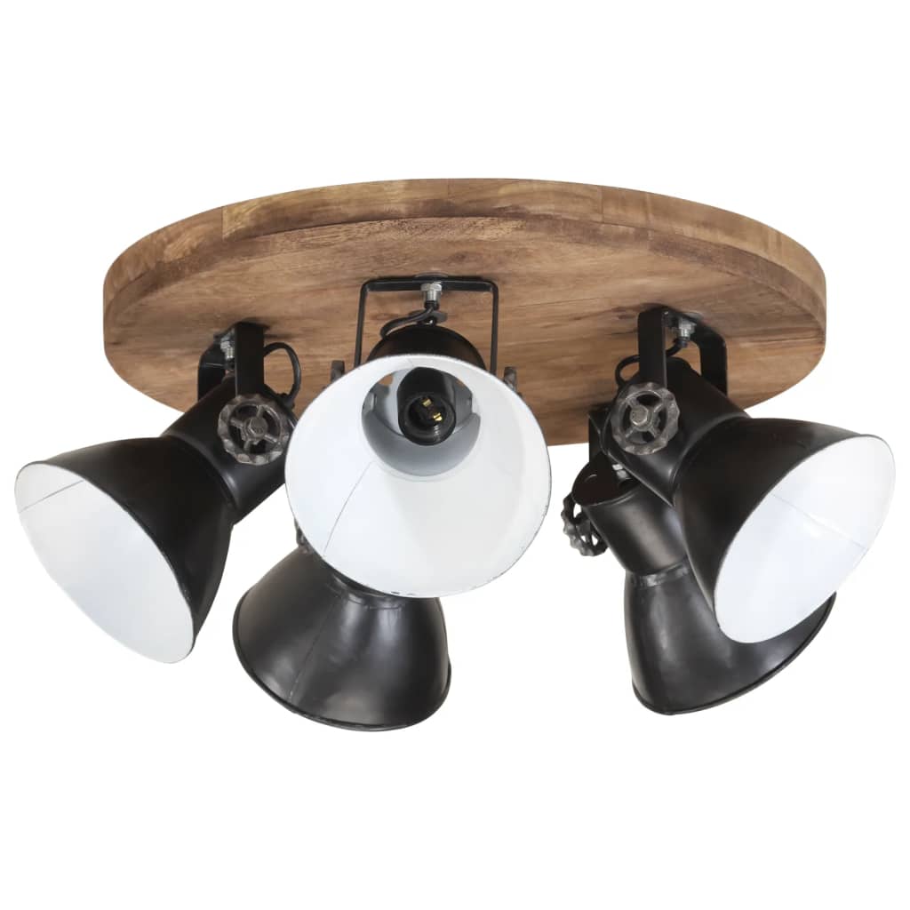 Ceiling Light 25 W Black 50x50x25 cm E27