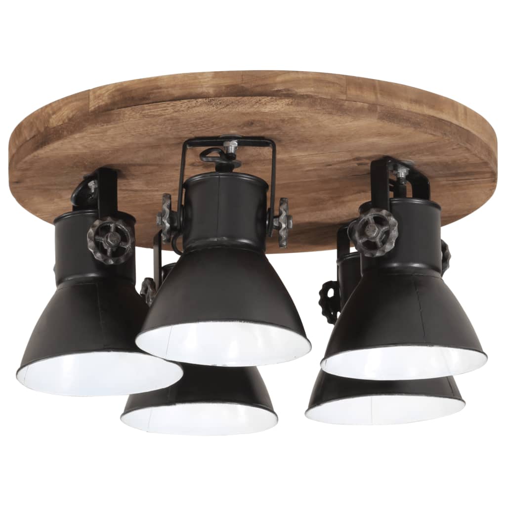 Ceiling Light 25 W Black 50x50x25 cm E27