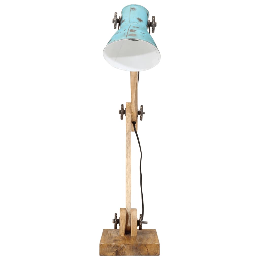 Lampe de bureau 25 W bleue 23x18x96 cm E27