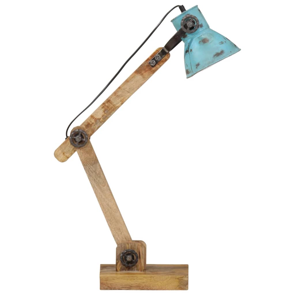 Lampe de bureau 25 W bleue 23x18x96 cm E27