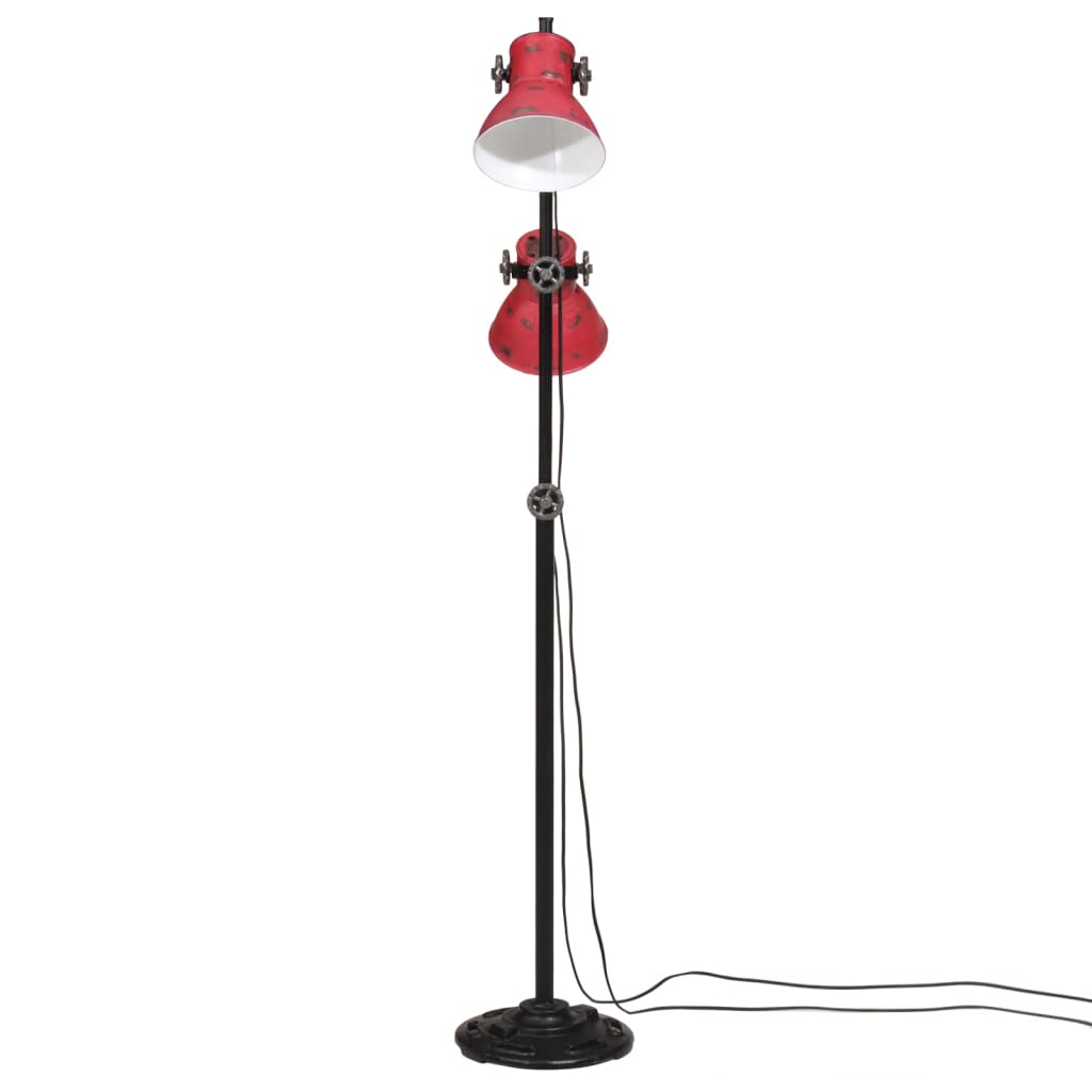 Floor Lamp 25 W Red 25x25x90/140 cm E27