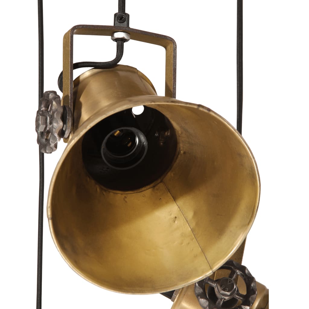 Suspension 25 W laiton antique 30x30x100 cm E27