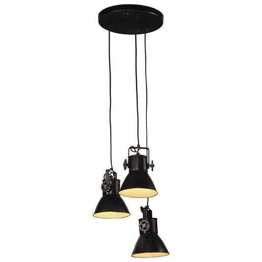Suspension 25 W Noir 30x30x100 cm E27