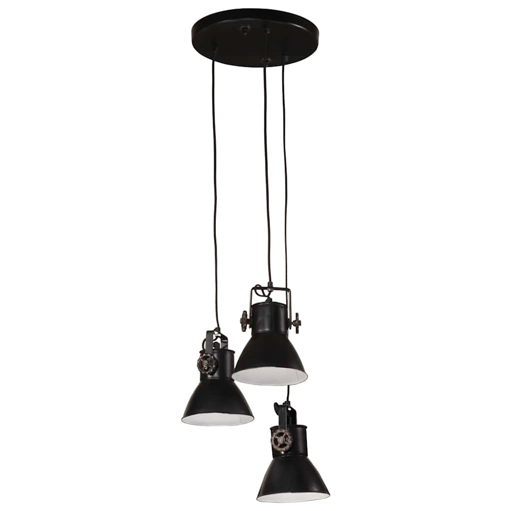 Suspension 25 W Noir 30x30x100 cm E27