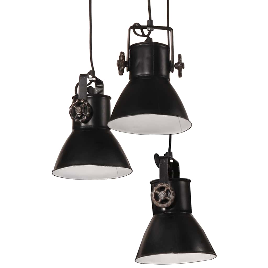 Suspension 25 W Noir 30x30x100 cm E27