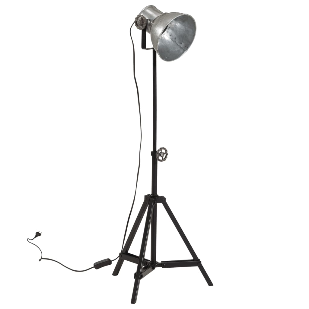 Floor lamp 25 W Vintage Silver 35x35x65/95 cm E27