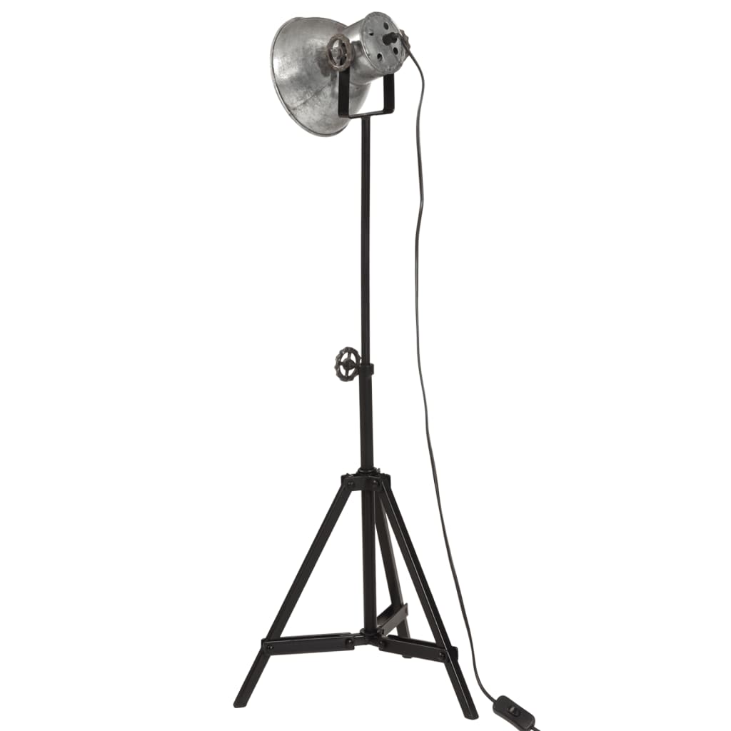 Floor lamp 25 W Vintage Silver 35x35x65/95 cm E27