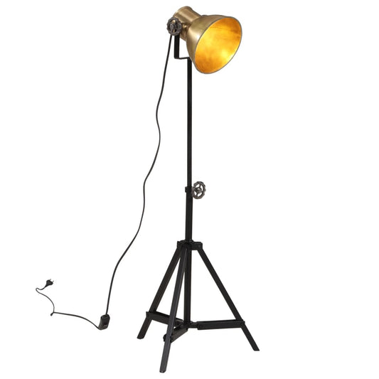 Lampadaire 25 W laiton vintage 35x35x65/95 cm E27