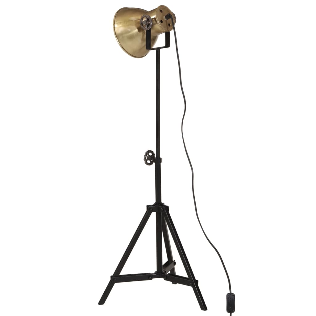Floor lamp 25 W Vintage Brass 35x35x65/95 cm E27