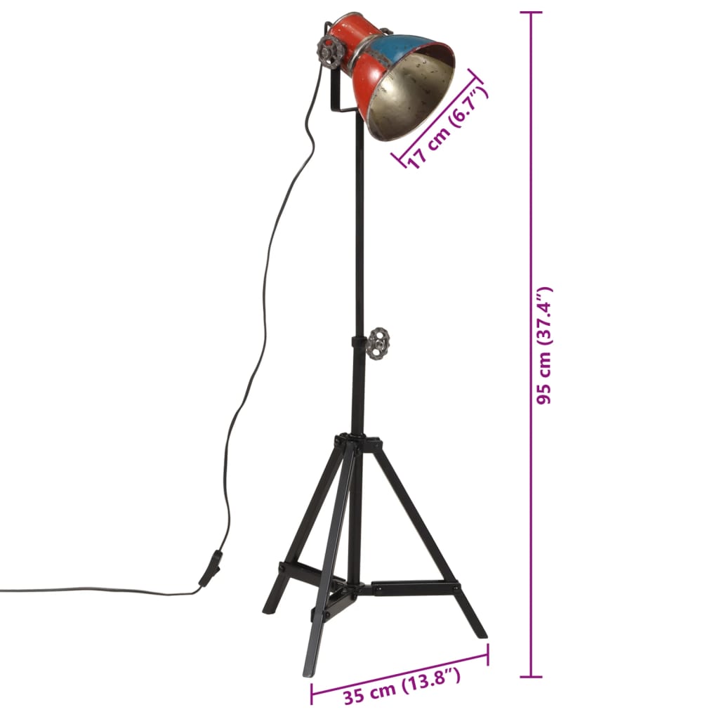 Floor lamp 25 W Multicolor 35x35x65/95 cm E27