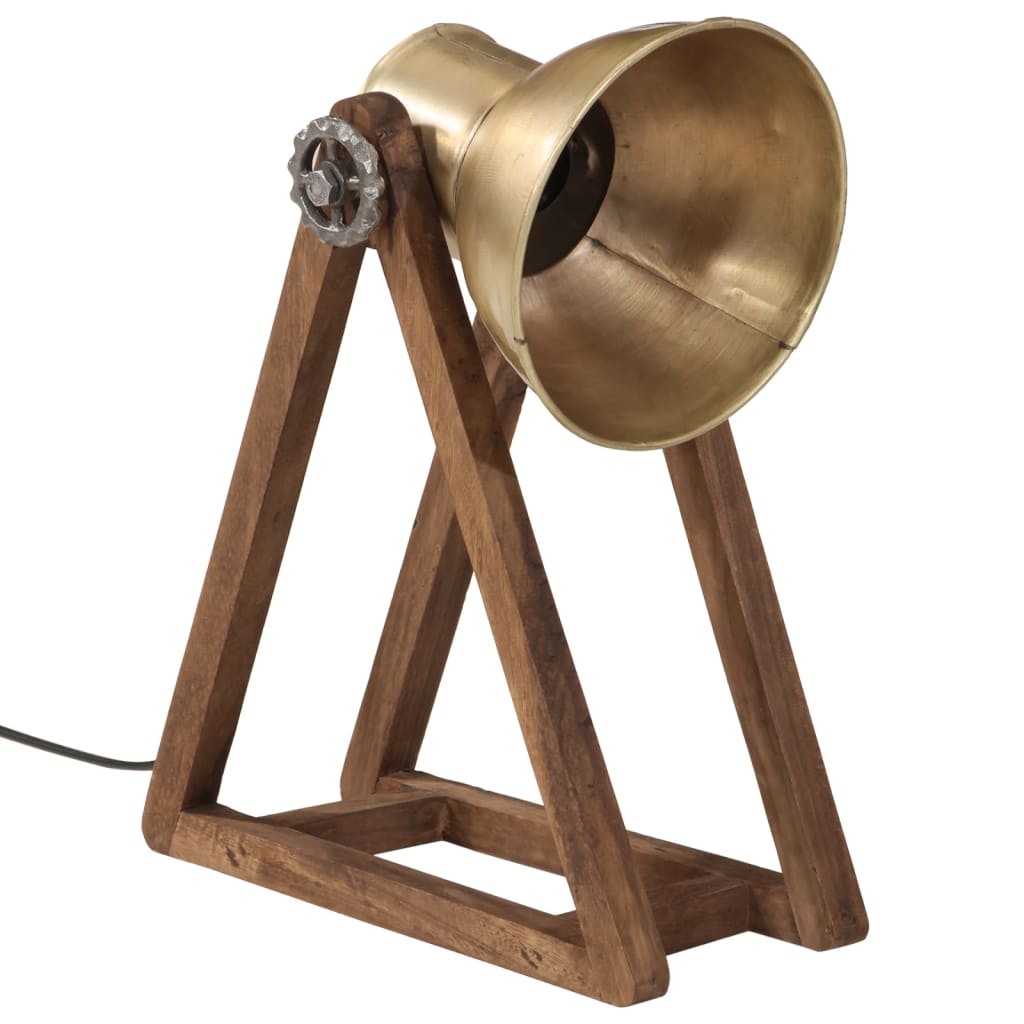 Lampe de bureau 25 W laiton antique 30x17x40 cm E27