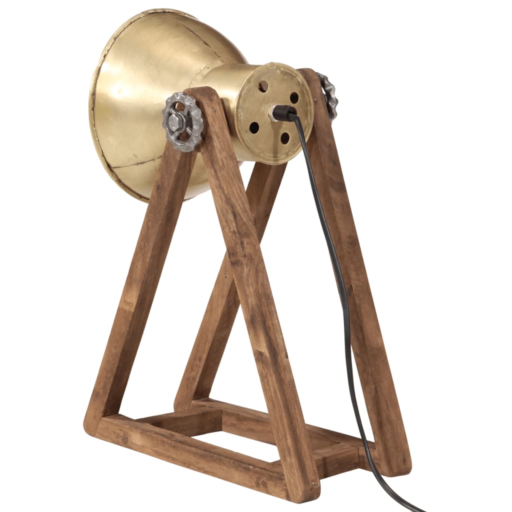 Lampe de bureau 25 W laiton antique 30x17x40 cm E27