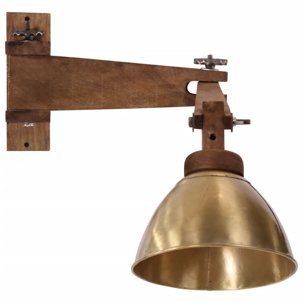 Wall light 25 W antique brass E27