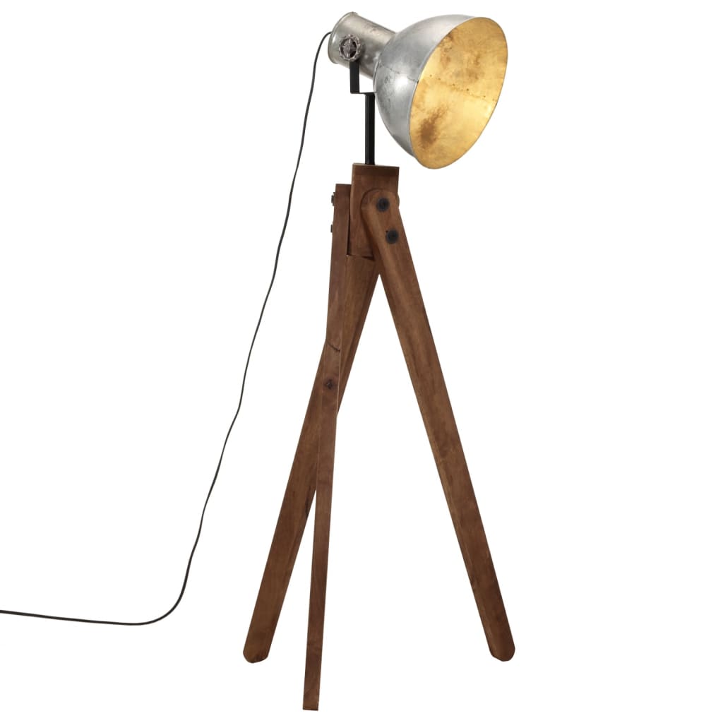Lampadaire 25 W Vintage Argenté 45x45x120 cm E27