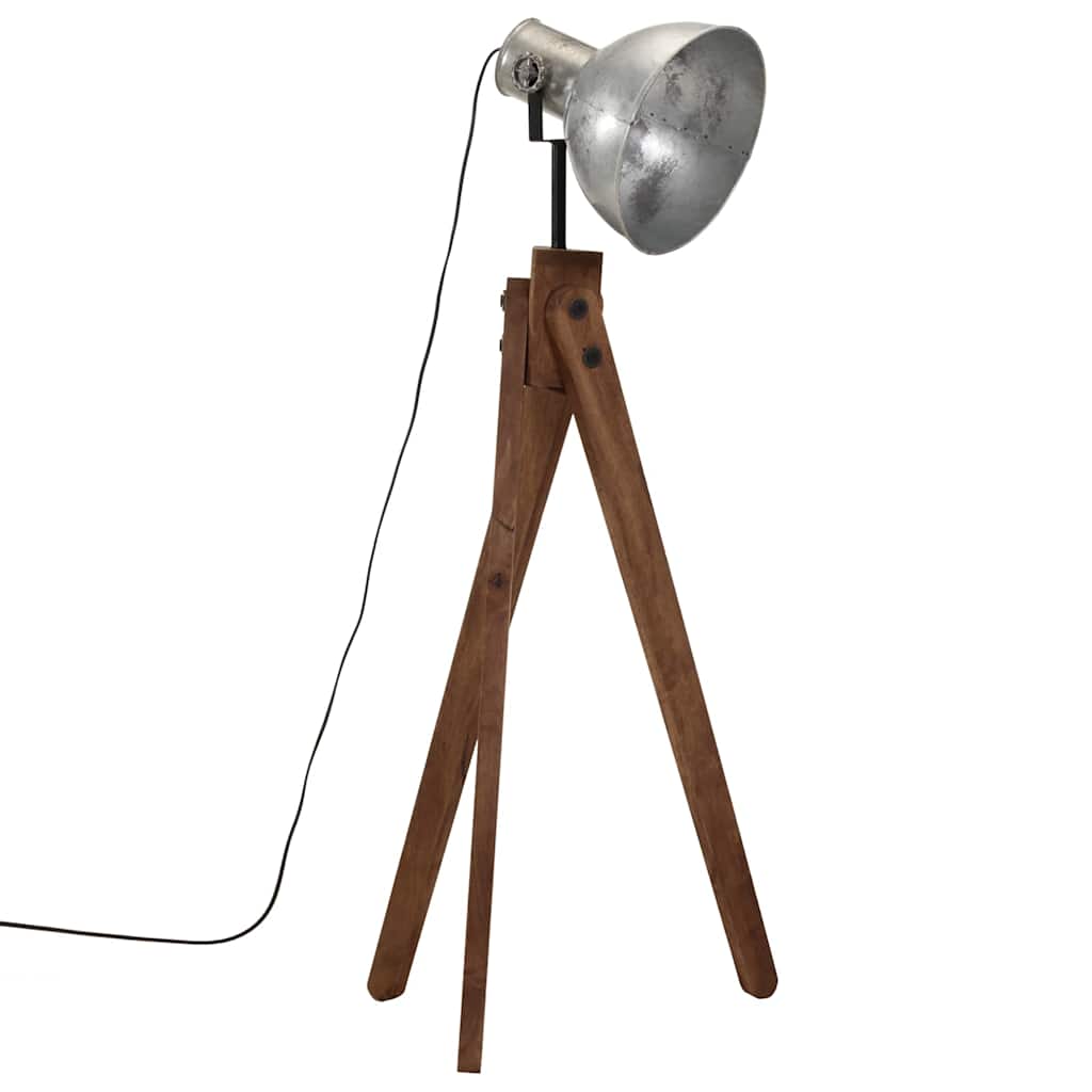 Lampadaire 25 W Vintage Argenté 45x45x120 cm E27