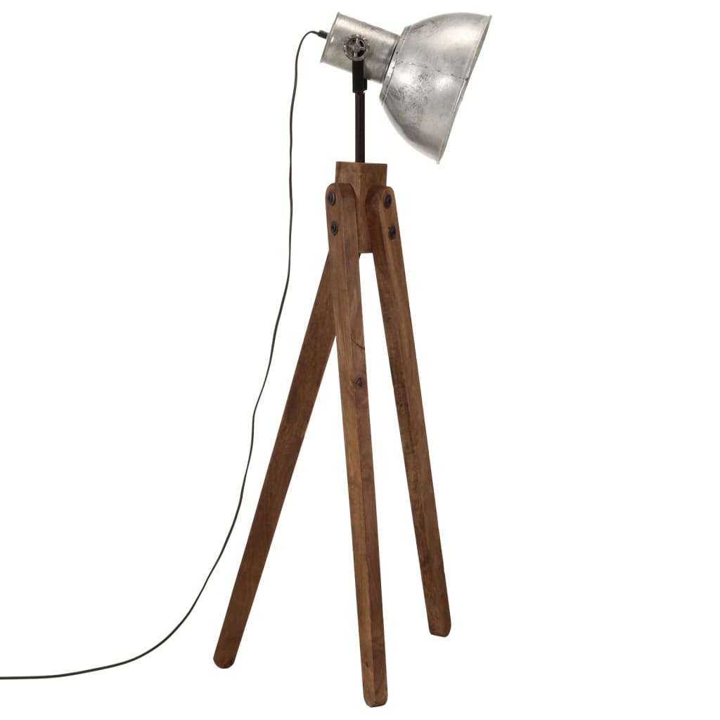 Lampadaire 25 W Vintage Argenté 45x45x120 cm E27