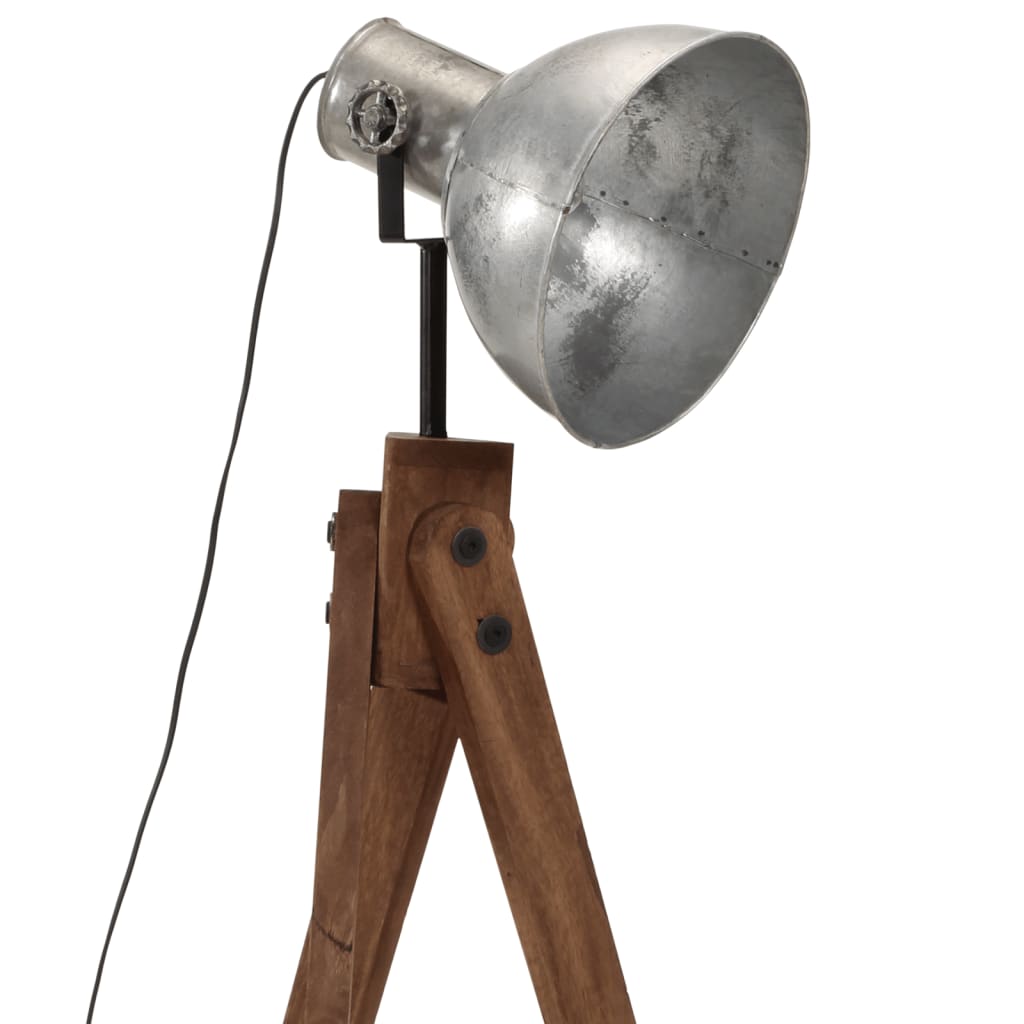 Lampadaire 25 W Vintage Argenté 45x45x120 cm E27