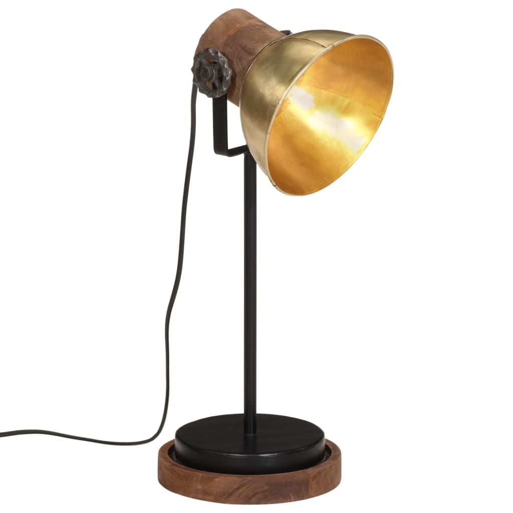 Desk Lamp 25W Antique Brass 17x17x50 cm E27
