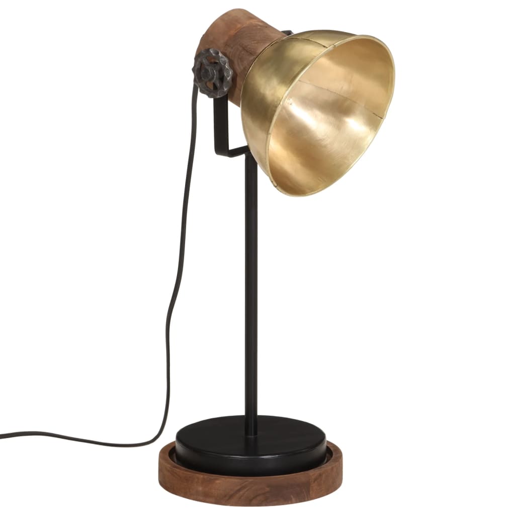 Desk Lamp 25W Antique Brass 17x17x50 cm E27