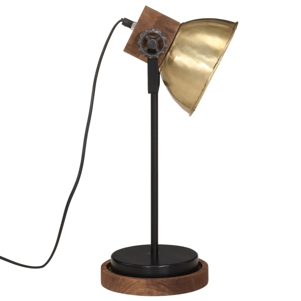 Desk Lamp 25W Antique Brass 17x17x50 cm E27