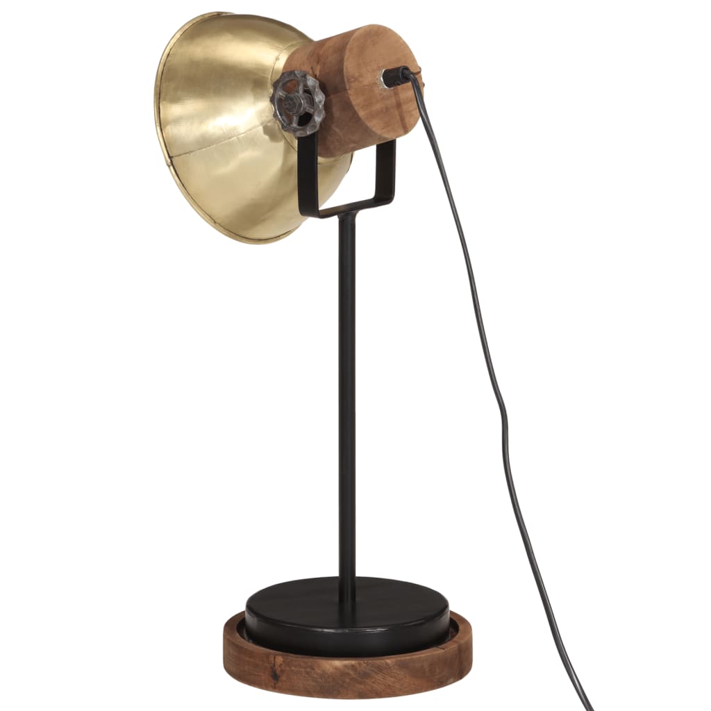 Desk Lamp 25W Antique Brass 17x17x50 cm E27