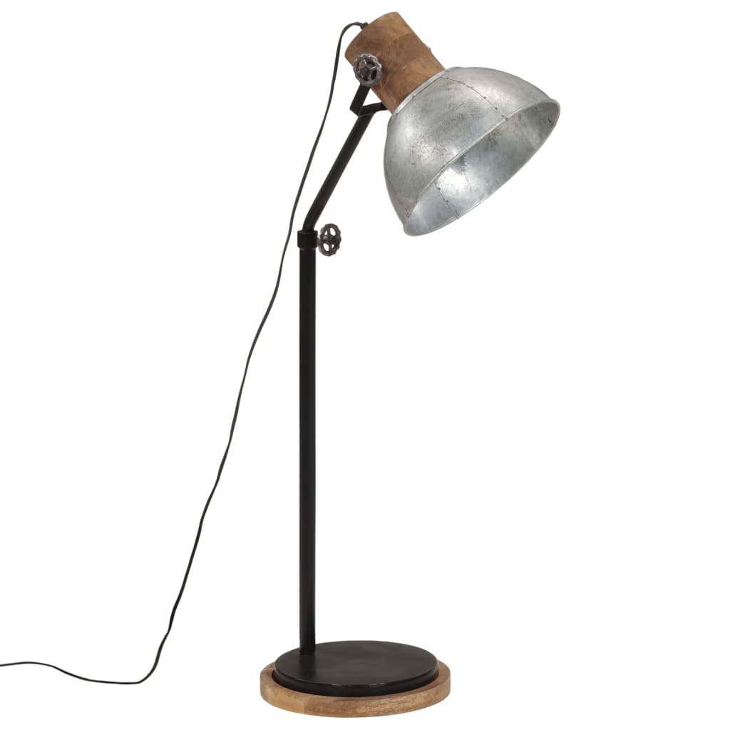 Lampadaire 25 W Vintage Argenté 30x30x100-150 cm E27