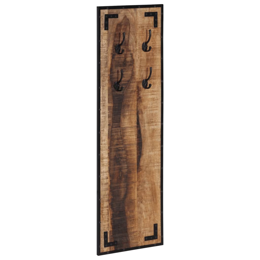 Vestiaire 35x8x110 cm Bois massif brut de manguier