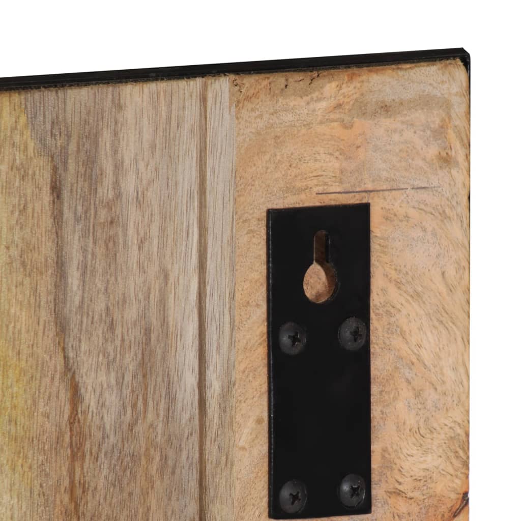 Vestiaire 35x8x110 cm Bois massif brut de manguier
